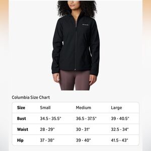 Columbia Women's Black soft shell
